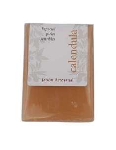 Jabón Artesanal de Aceite de Oliva Virgen Extra y Caléndula COSMÉTICA OLIVO