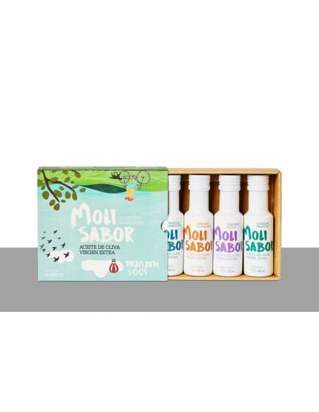 Estuche de Botellas de 100ml (Variedades) Cosecha Temprana OLEÍCOLA JAÉN